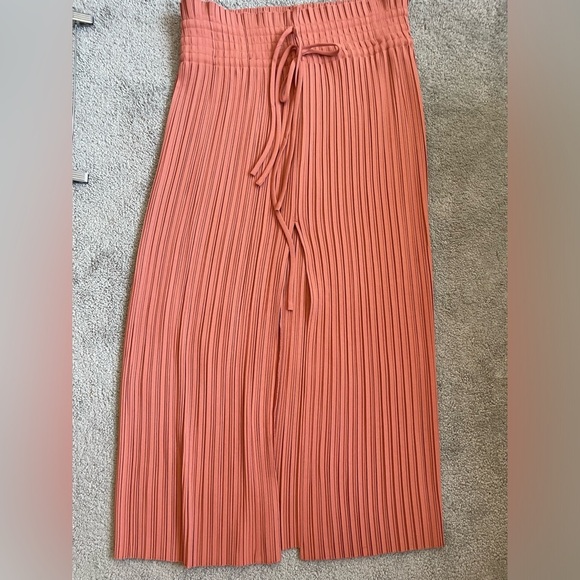NWT A.L.C.|| Pink/Orange Midi Skirt, Size 8 - Picture 2 of 7